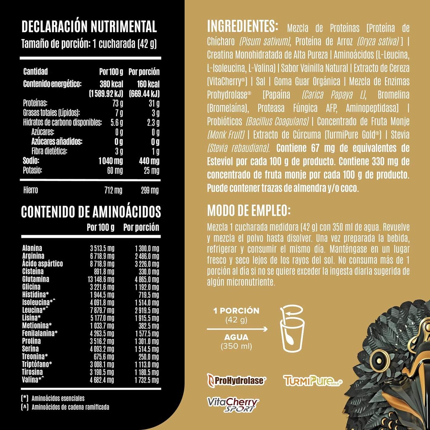 FALCON PERFORMANCE 🦅 1.14kg | Proteína vegana con creatina 27 servicios