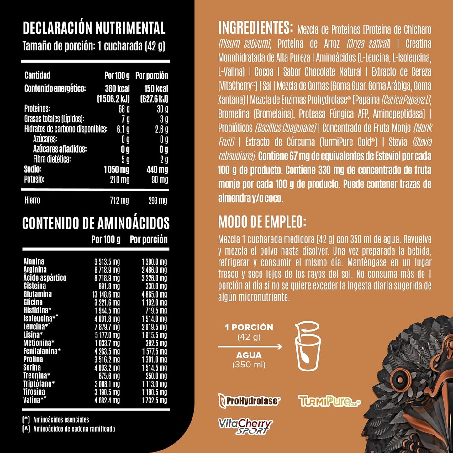 FALCON PERFORMANCE 🦅 1.14kg | Proteína vegana con creatina 27 servicios