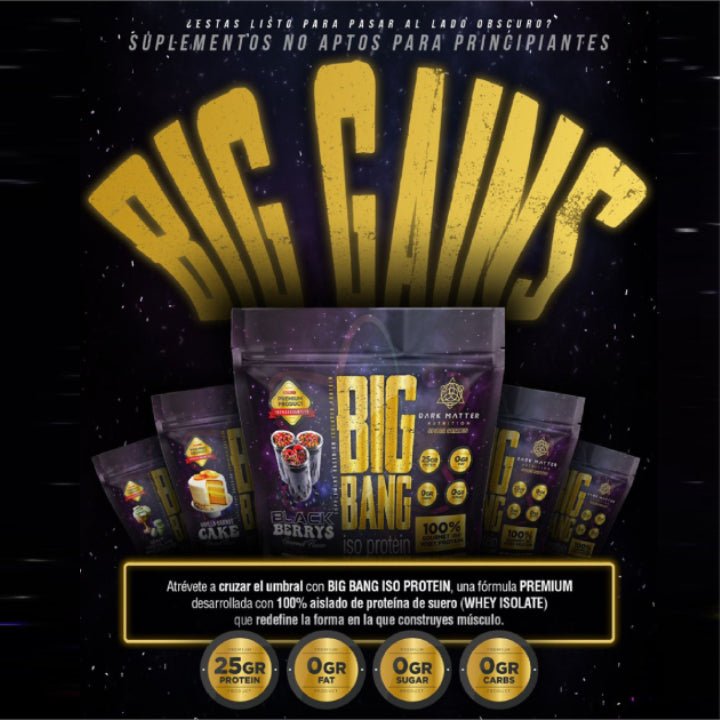 BIG BANG iso protein 5.2lb | Proteína de suero de leche Isolatada (Whey Isolate) 75 servicios