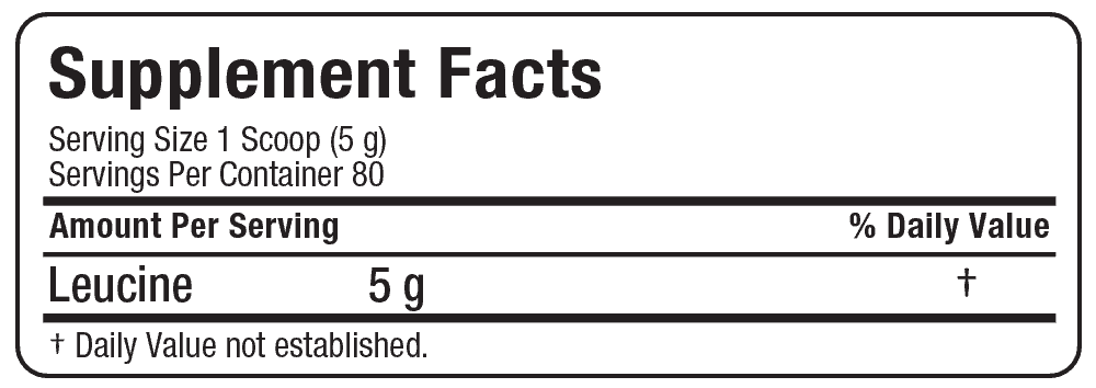 Leucine+ | Leucina 400gr 80 servicios