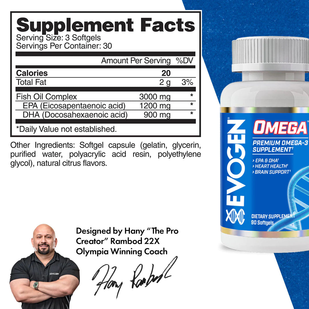 OMEGA PREMIUM FISH OIL | Omega 3, 700mg 90 cápsulas