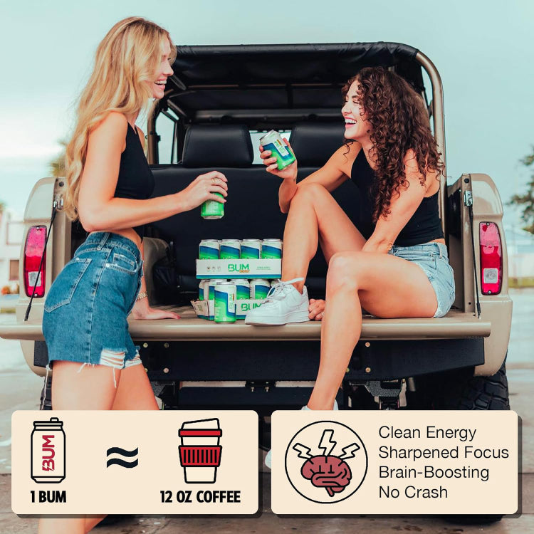 BUM ENERGY ⚡ | 12 Pack de bebidas energéticas 12oz (355ml)