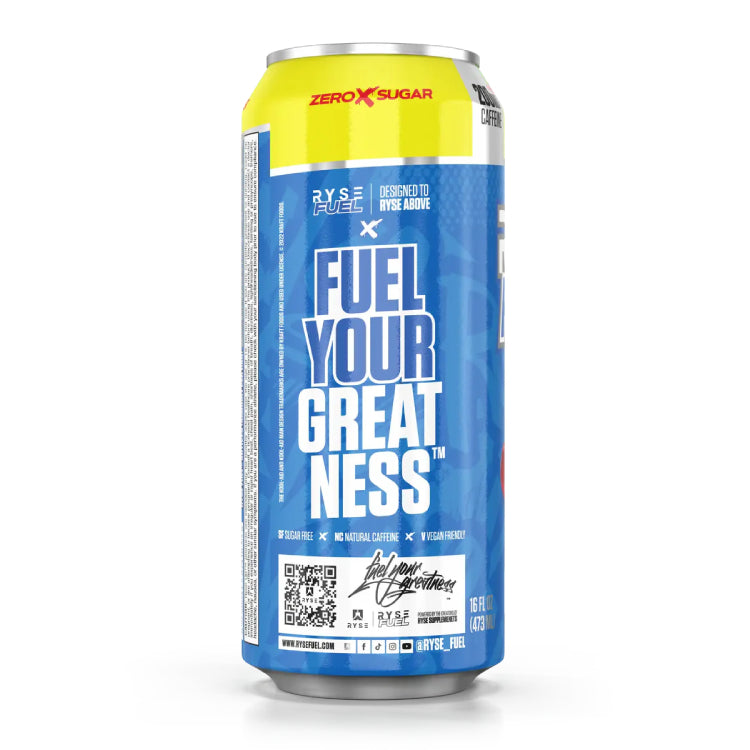 RYSE FUEL Energy Drink | Lata de bebida energética 16oz (473ml)