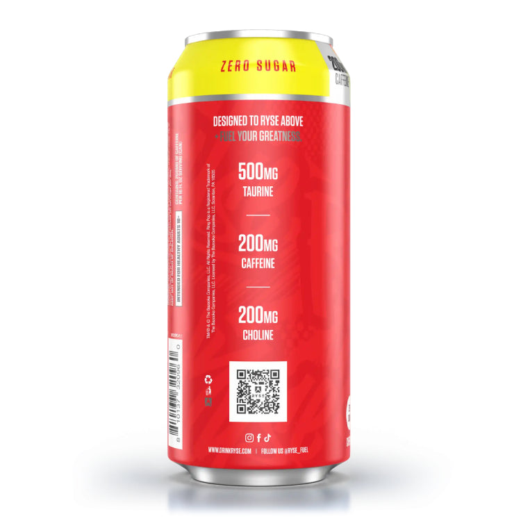 RYSE FUEL Energy Drink | Lata de bebida energética 16oz (473ml)