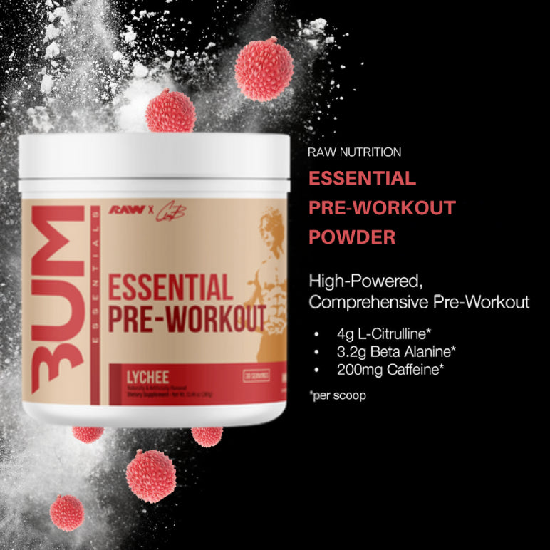 BUM Essential Pre-Workout | Pre-entreno 30 servicios
