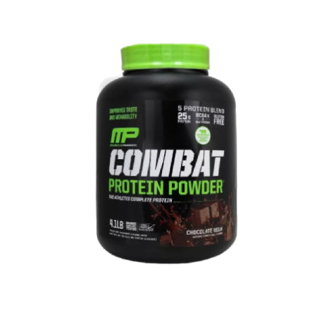 COMBAT PROTEIN POWDER 4lb | Mezcla de Proteínas de lenta y rápida absorción 52 servicios