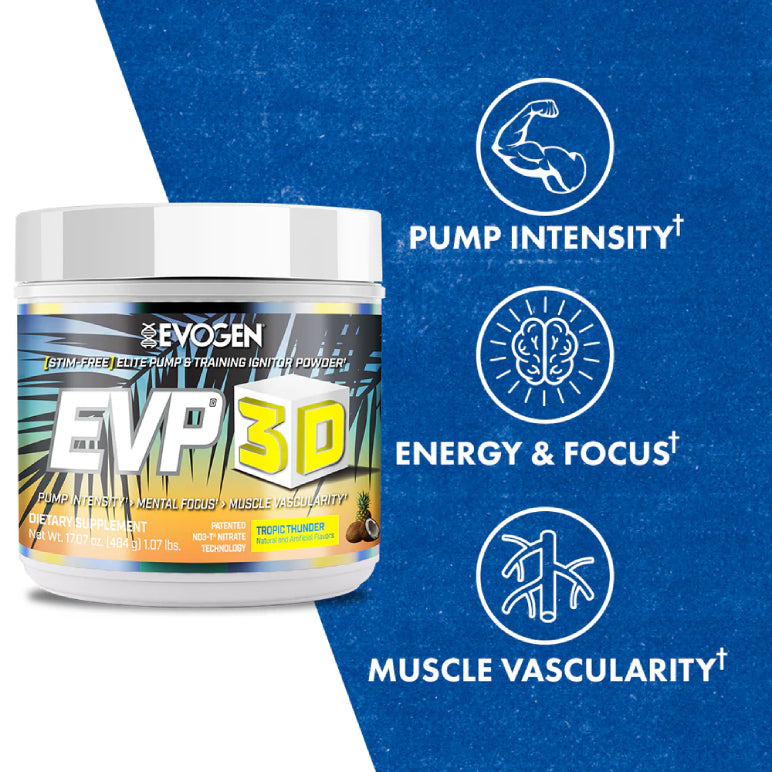EVP 3D | Pre-entreno sin estimulantes 20/40 servicios