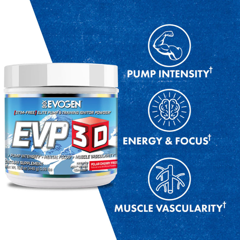 EVP 3D | Pre-entreno sin estimulantes 20/40 servicios
