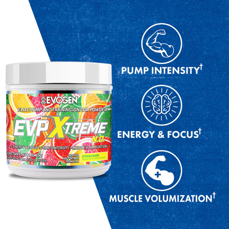 EVP Xtreme N.O. | Pre-entreno con estimulantes 20/40 servicios