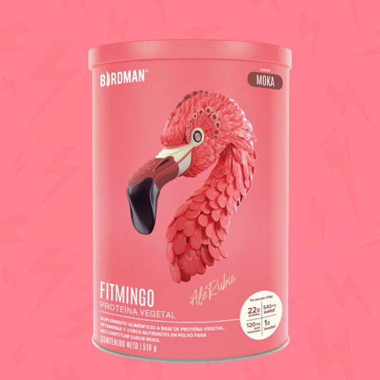 FITMINGO 🦩 510gr | Proteína vegana con ácido hialurónico, precursores de colágeno y vitaminas 15 servicios