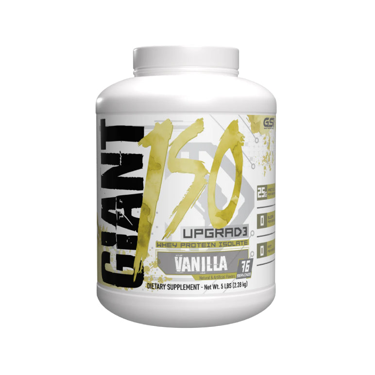 GIANT ISO UPGRAD3 5lb | Proteína de suero de leche Isolatada (Whey Isolate) 73-74 servicios