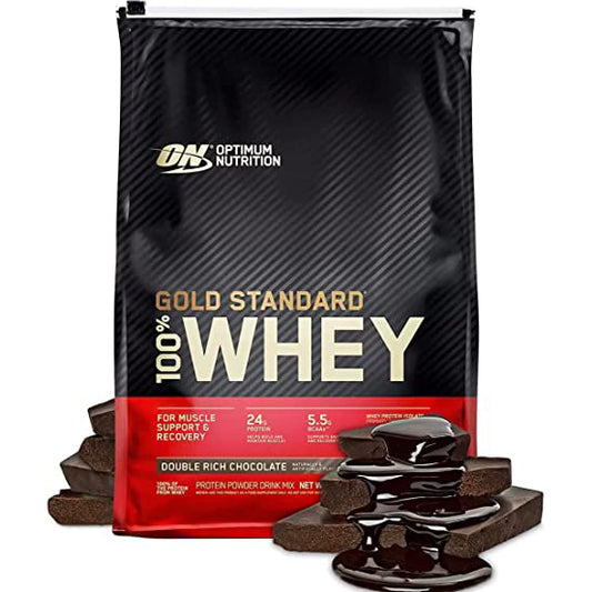 Gold Standard 100% Whey 10lb | Proteína de suero de leche (Whey Protein) 141-149 servicios