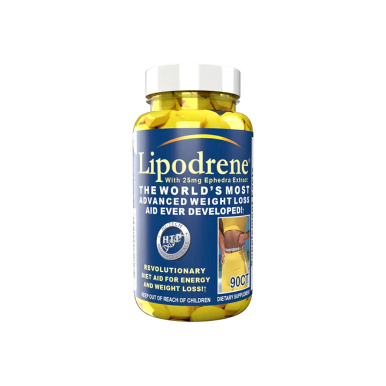 Lipodrene | Quemador con Ephedra y Sinephrina 90 tabletas