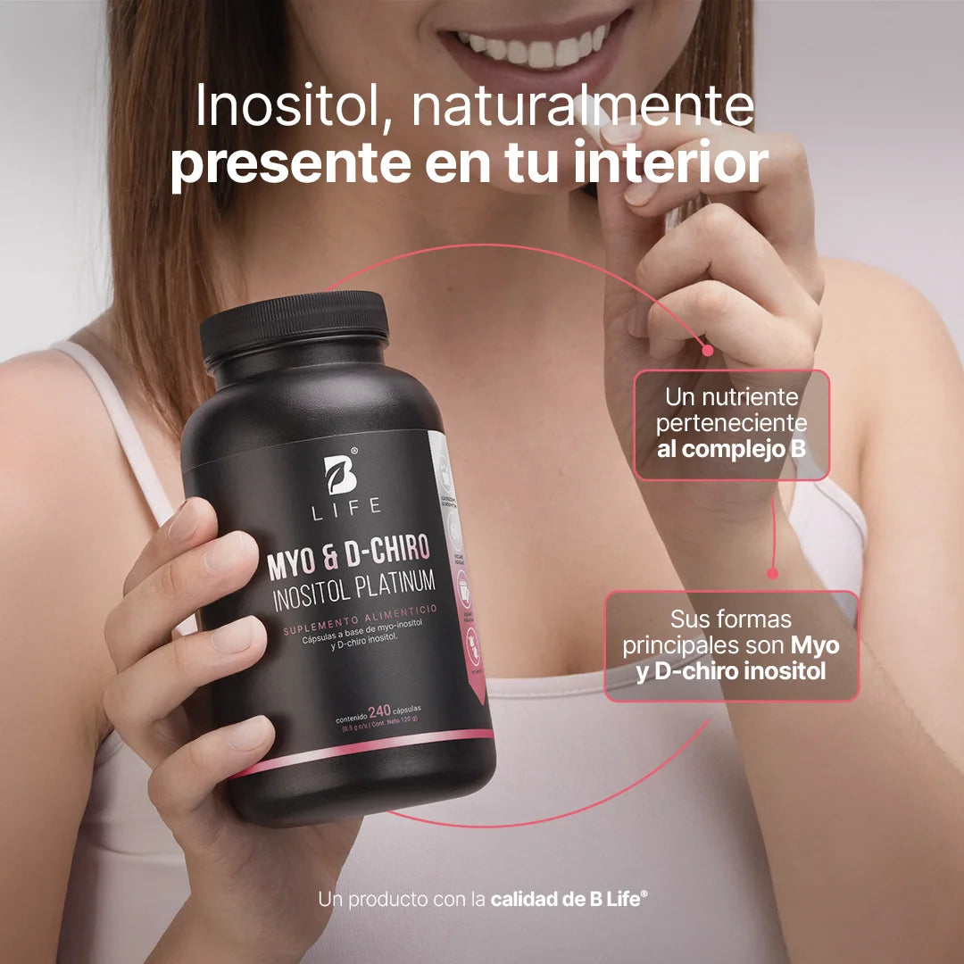 MYO & D-CHIRO INOSITOL PLATINUM | Inositol 500mg 240 cápsulas