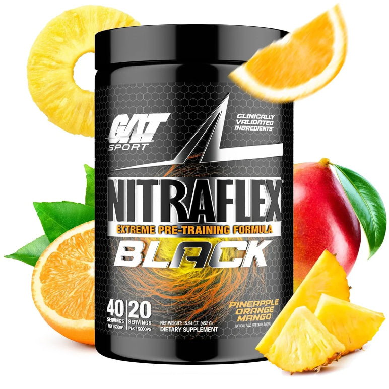 NITRAFLEX BLACK | Pre-entreno 20/40 servicios