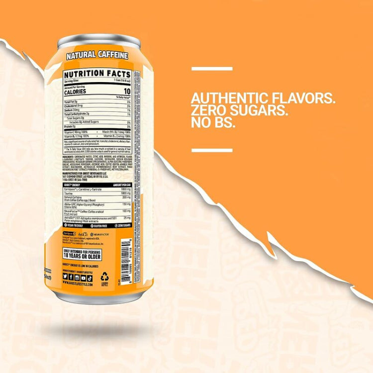 GHOST ENERGY DRINK 👻 | 12 Pack de bebidas energéticas 16oz (473ml)