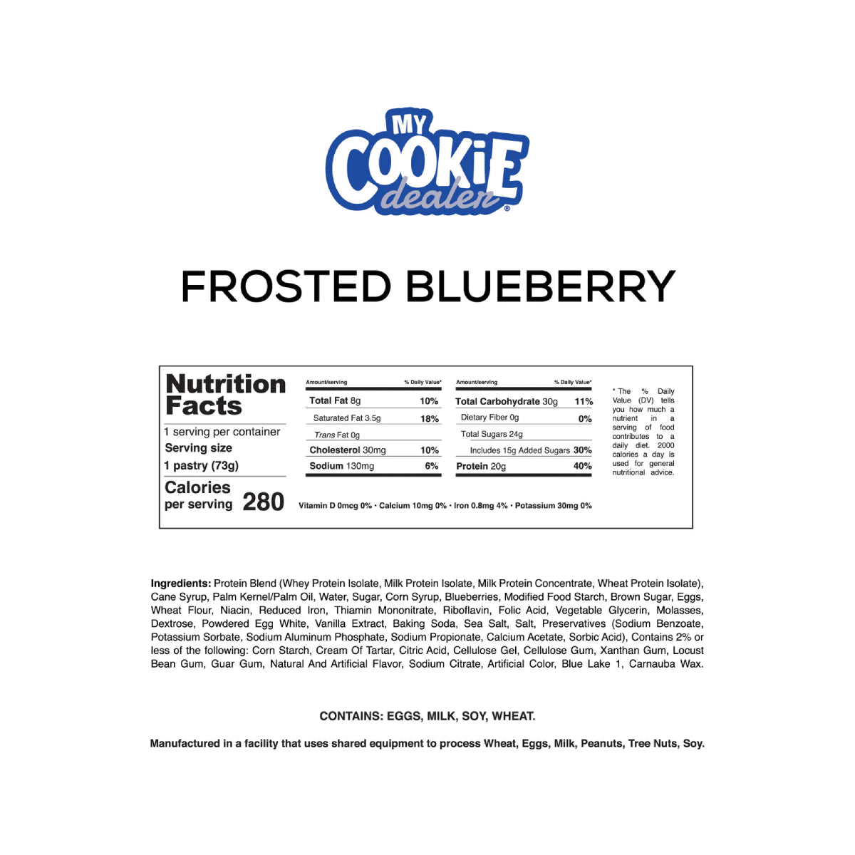 PROTEIN TOASTER PASTRY | Pop-Tart de proteínas 73gr