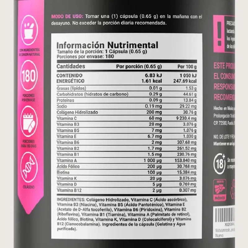 WOMENS BLEND | Multivitamínico para mujeres 180 cápsulas