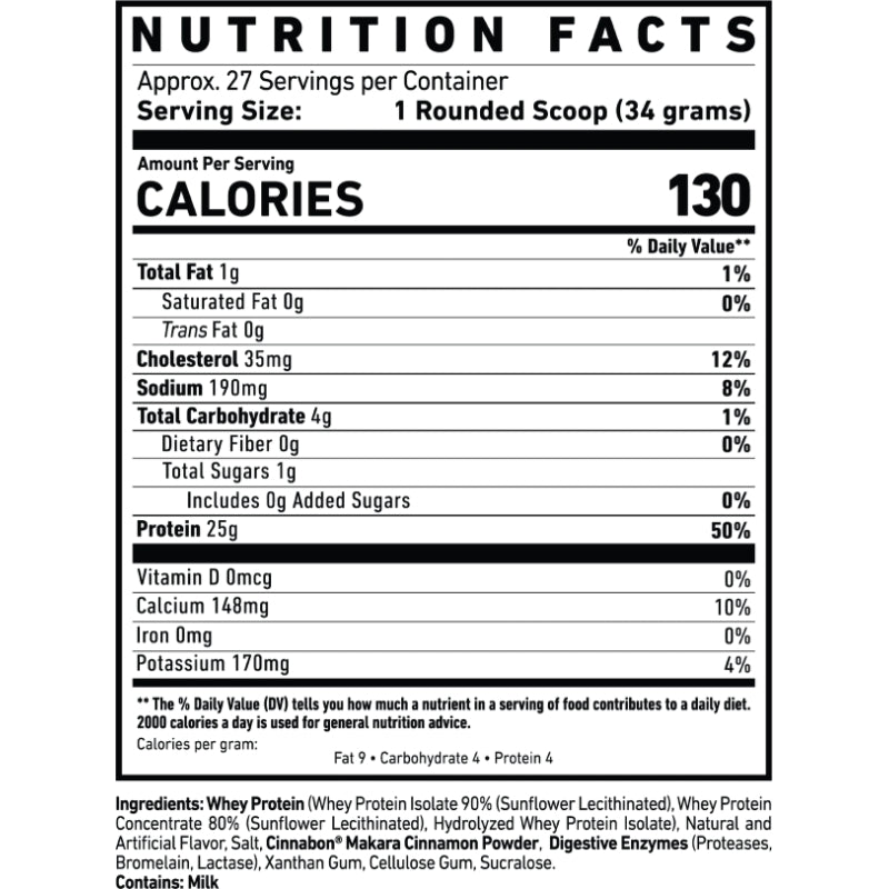 GHOST WHEY X CINNABON 👻 2lb | Proteína de suero de leche (Whey Protein) 27 servicios