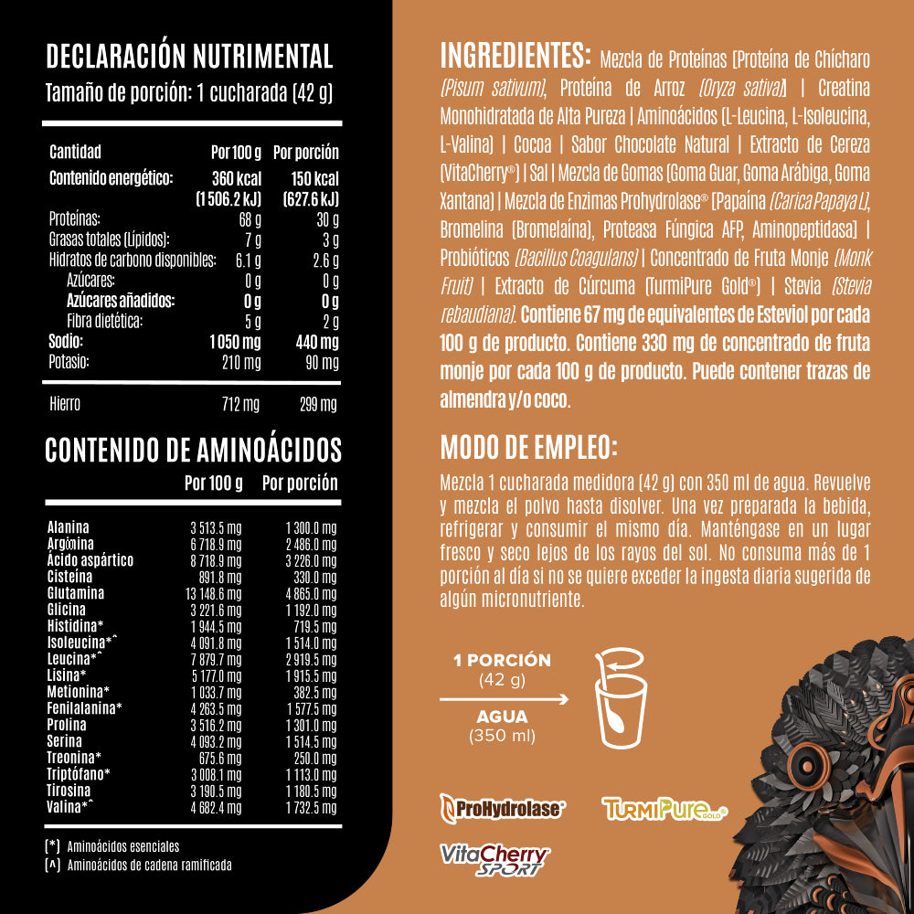 FALCON PERFORMANCE 🦅 1.9kg | Proteína vegana con creatina 50 servicios