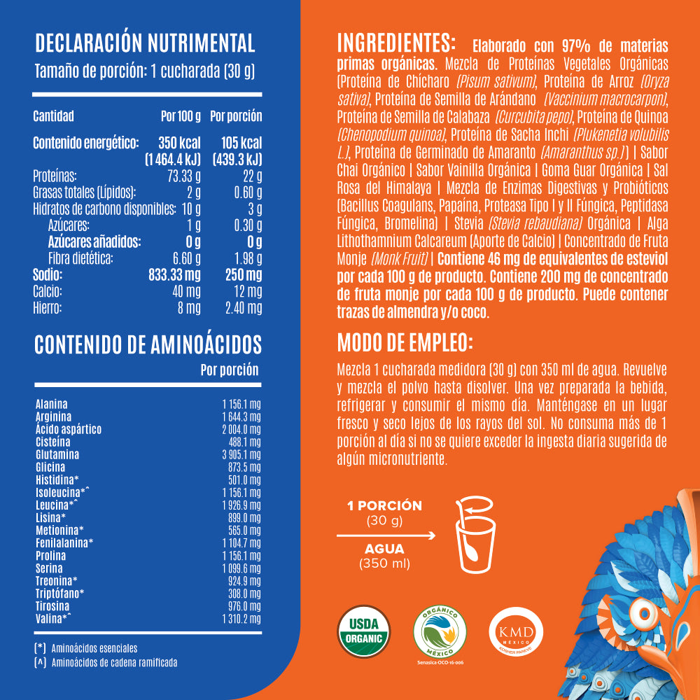 FALCON PROTEIN 🐦 1.17kg | Proteína vegana 39 servicios