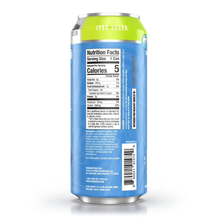 RYSE FUEL Energy Drink | Lata de bebida energética 16oz (473ml)