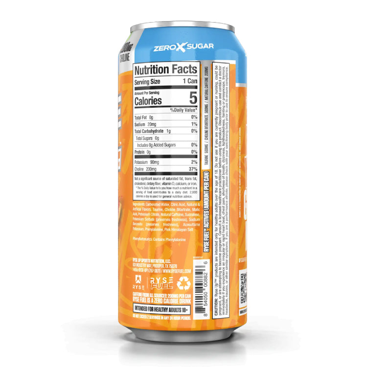 RYSE FUEL Energy Drink | 12 Pack de bebidas energéticas 16oz (473ml)