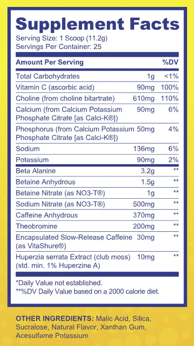 RYSE Sunny D Pre-workout 🌞 | Pre-entreno 30 servicios