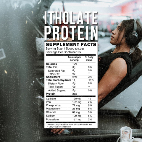 BUM Itholate Protein 2lb | Proteína de suero de leche Isolatada (Whey Isolate) 25 servicios