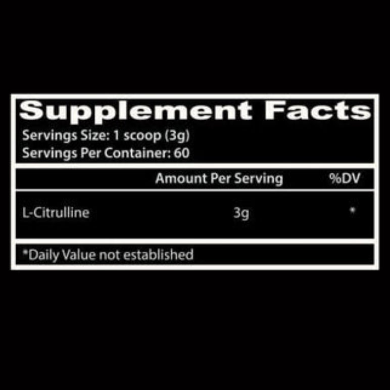 Asylum Cabinet L-Citrulline | Malato de Citrulina 186gr 60 servicios