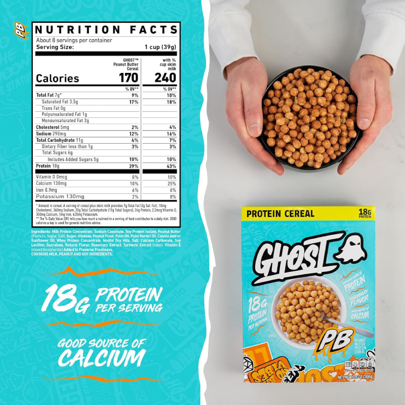 GHOST PROTEIN CEREAL 👻 | Cereal enriquecido con proteínas
