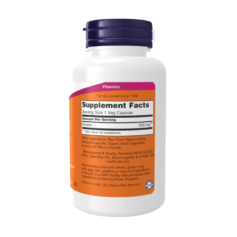 Inositol Capsules | Inositol 500mg 100 cápsulas