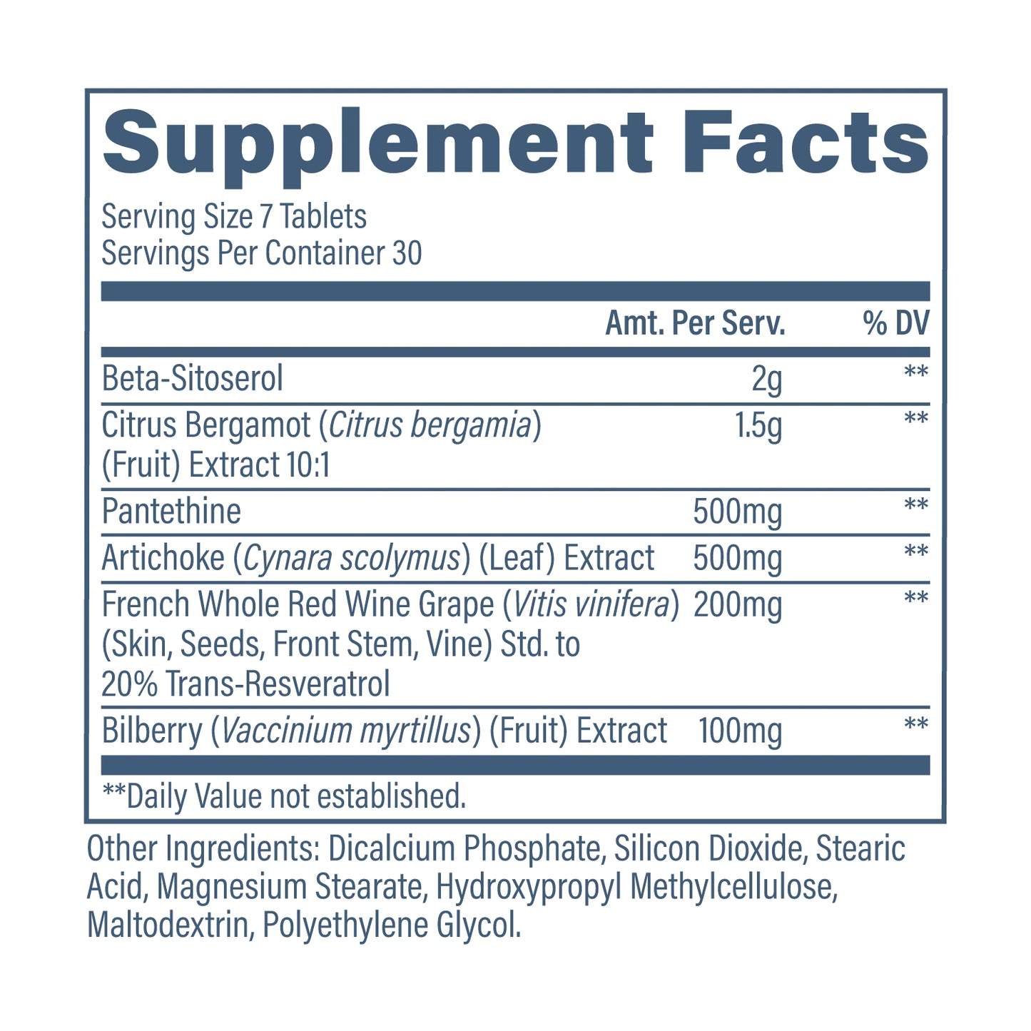 LIPID 🧈 | Soporte para el colesterol y triglicéridos 210 tabletas