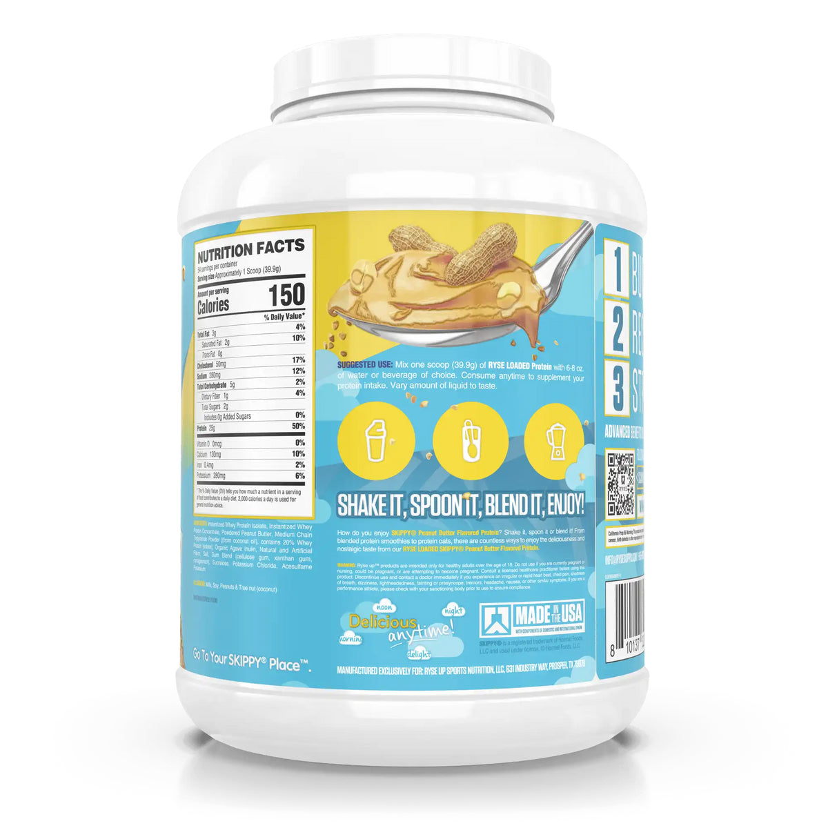 RYSE Loaded Protein 4lb | Proteína de suero de leche Isolatada (Whey Isolate) 54 servicios