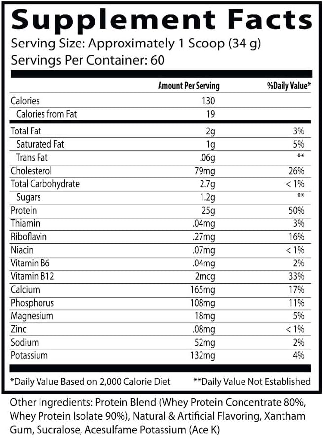 INSANE WHEY 4.5lb | Proteína de suero de leche (Whey Protein) 60 servicios