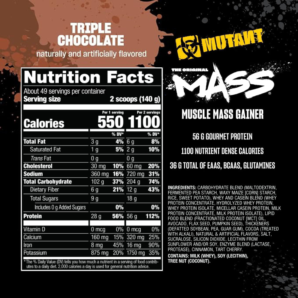 MUTANT MASS 15lb | Ganador de peso 24/49 servicios