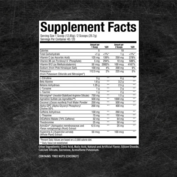 Christopher's Secret Stuff | Pre-entreno 20/40 servicios