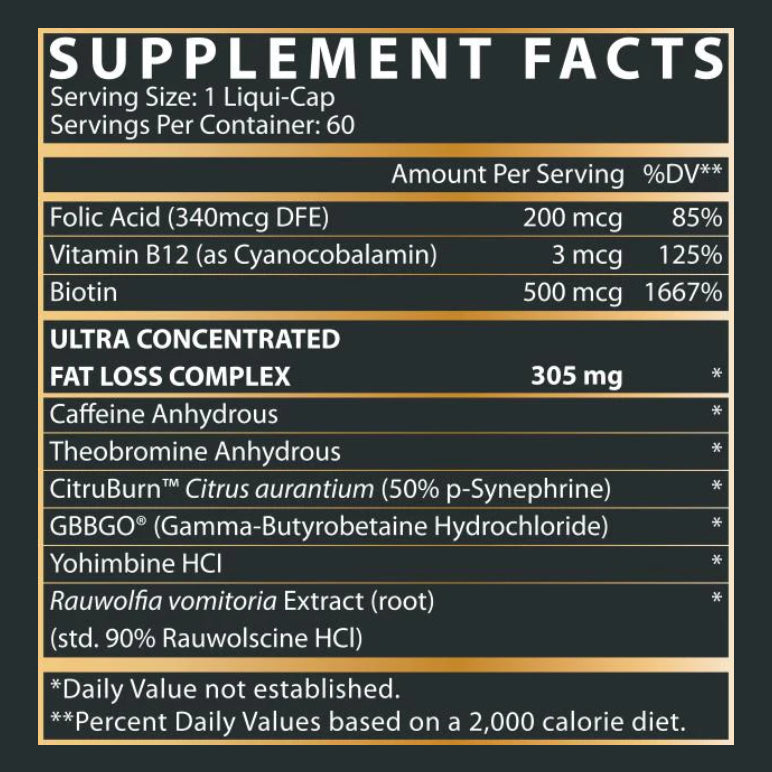 Lipo 6 Hers Ultra Concentrate | Quemador para mujeres con Sinephrina 60 cápsulas