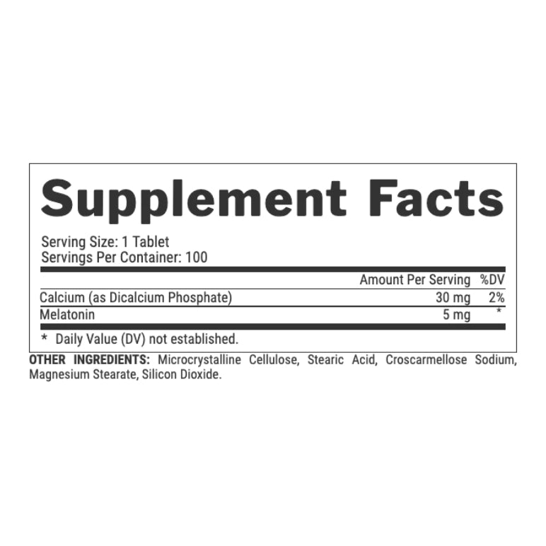 Melatonin | Melatonina 5mg 100 tabletas