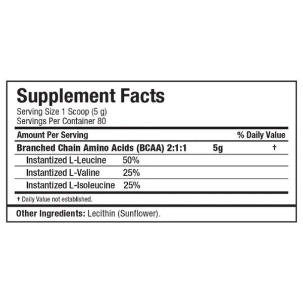 BCAA | BCAA's Sin sabor 80 servicios