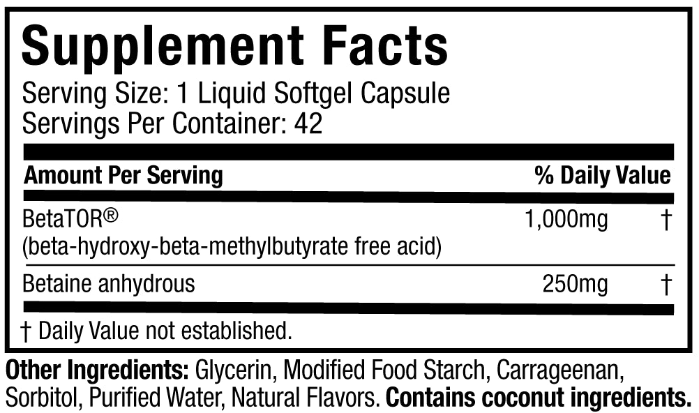 Clear Muscle | HMB y Betaína Anhidra 42 cápsulas