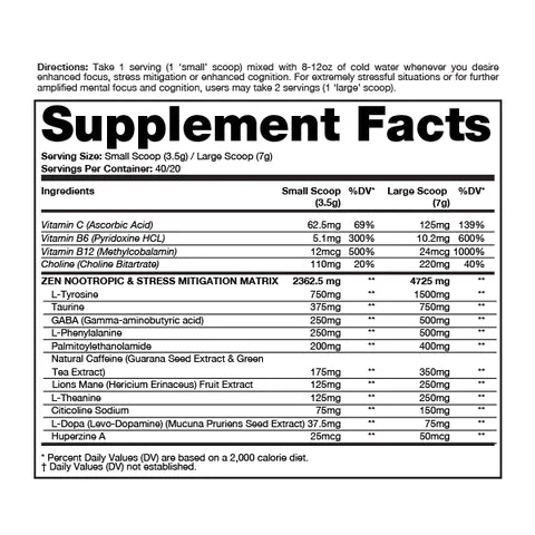 NEUROMORPH | Pre-entreno con nootrópicos 20/40 servicios