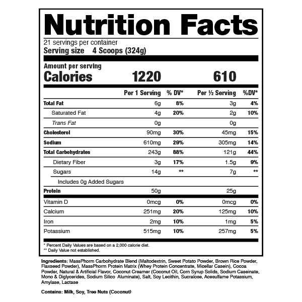 MASSPHORM 12lb | Ganador de peso 21 servicios