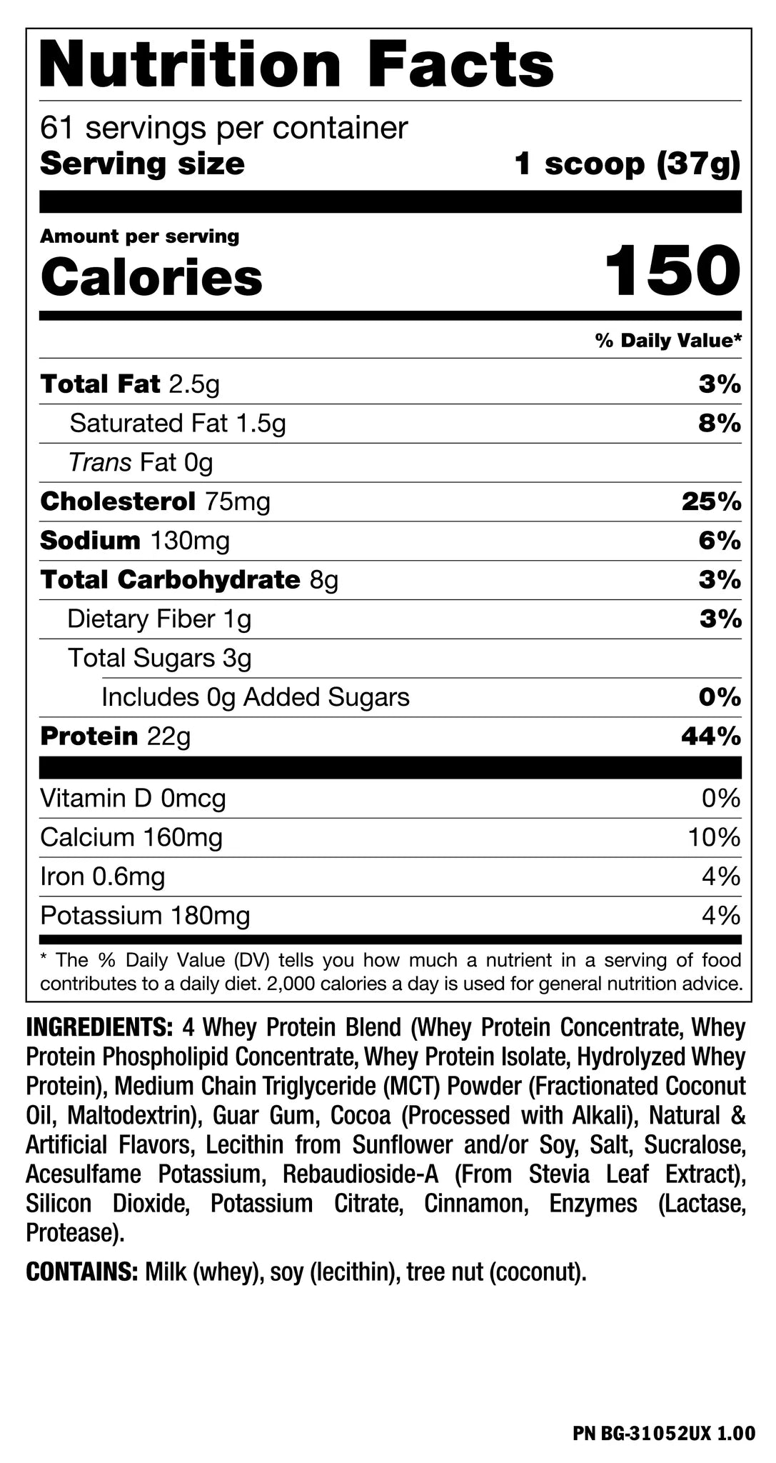 MUTANT WHEY 5lb | Proteína de suero de leche (Whey Protein) 61 servicios