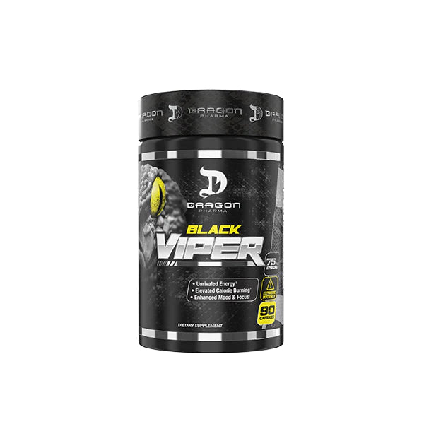 BLACK VIPER 🐍 | Quemador con Ephedra y Sinephrina 90 cápsulas