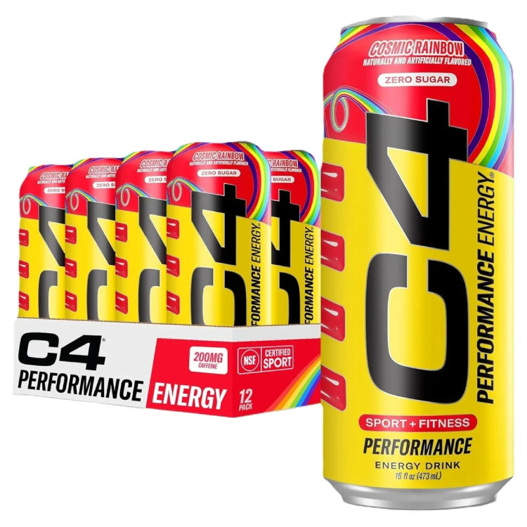 C4 ENERGY | 12 Pack de pre-entreno en bebida de 16oz (473ml)