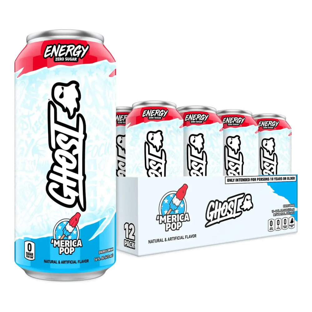 GHOST ENERGY DRINK 👻 | 12 Pack de bebidas energéticas 16oz (473ml)