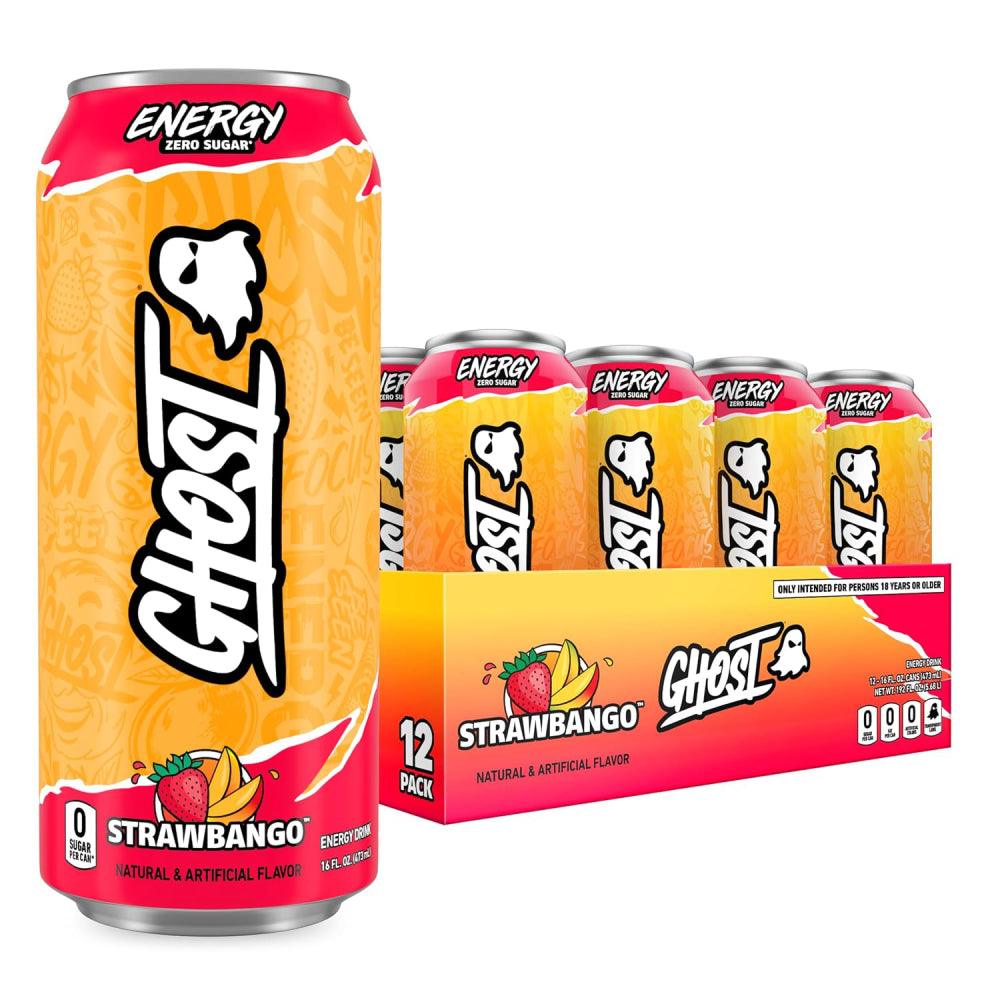 GHOST ENERGY DRINK 👻 | 12 Pack de bebidas energéticas 16oz (473ml)