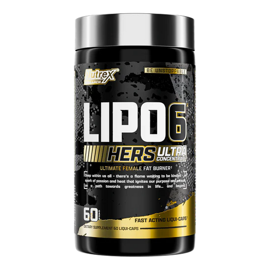 Lipo 6 Black Hers Ultra Concentrate | Quemador para mujeres 60 cápsulas