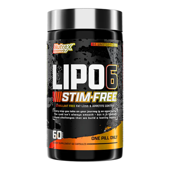 Lipo 6 Black Stim-Free Ultra Concentrate | Quemador de grasa Sin estimulantes 60 cápsulas